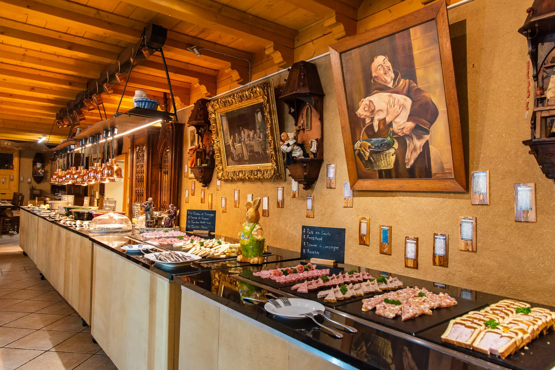 Le buffet des entrées alsaciennes