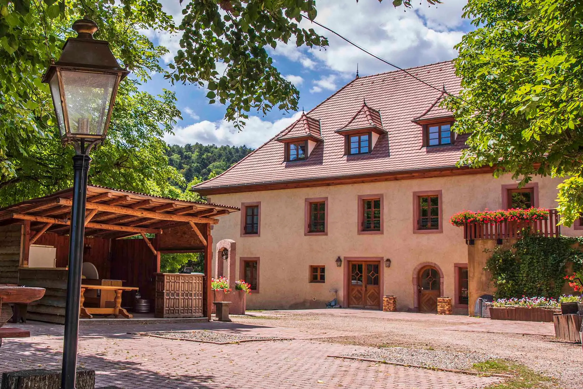 La Ferme des Moines vue de l’extérieur