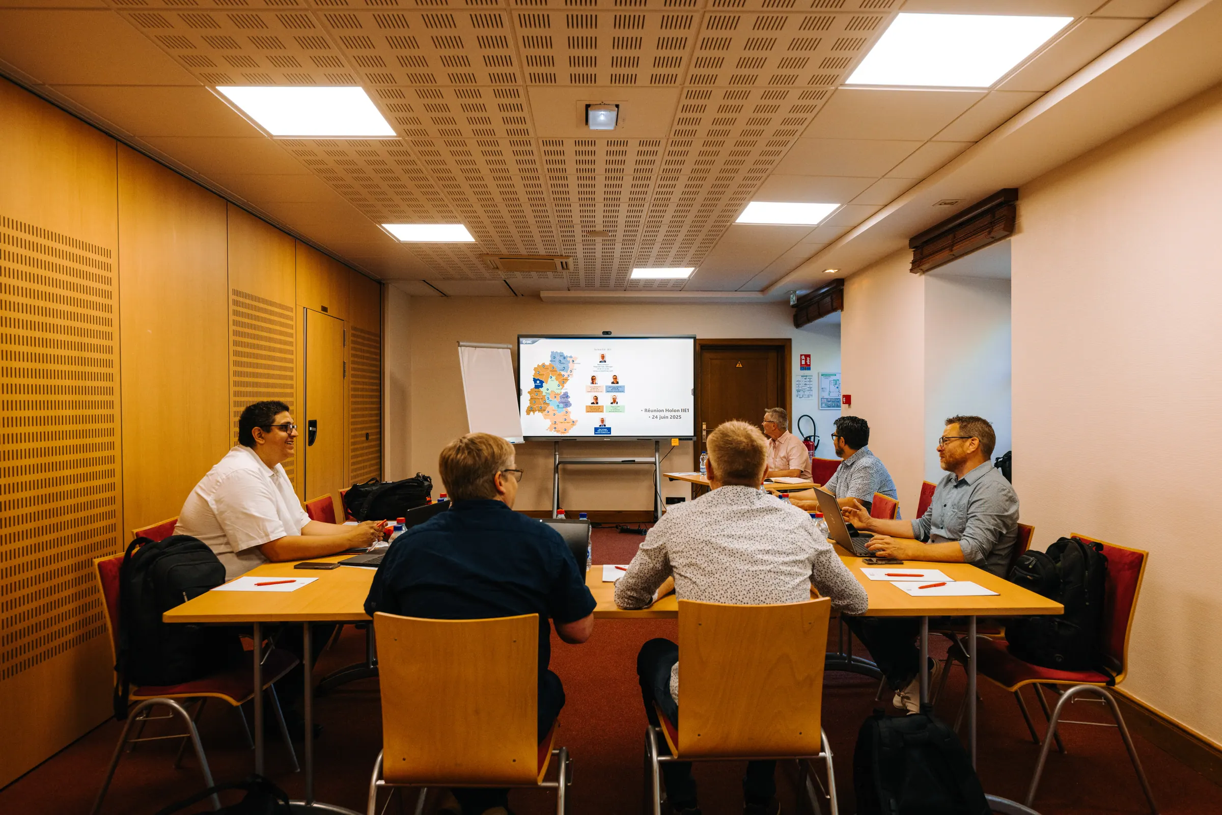 Une salle du centre de séminaires